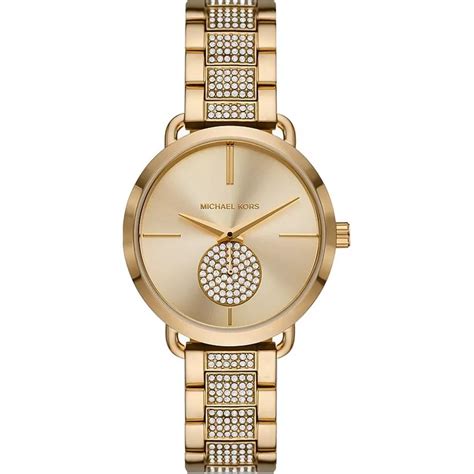 michael kors ladies portia gold tone watch|Michael Kors Portia Women's Watch, Stainless Steel Bracelet .